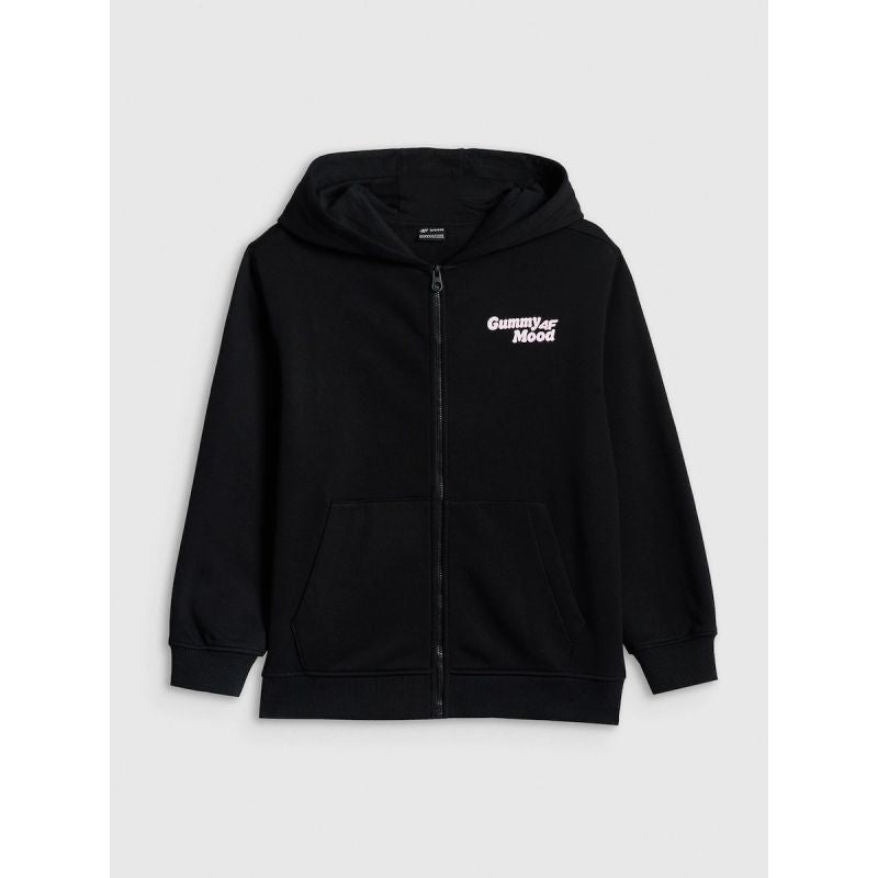 Girls' loose sweatshirt with hood 4F 4FJRSS26TSWSF2902-20S 4f