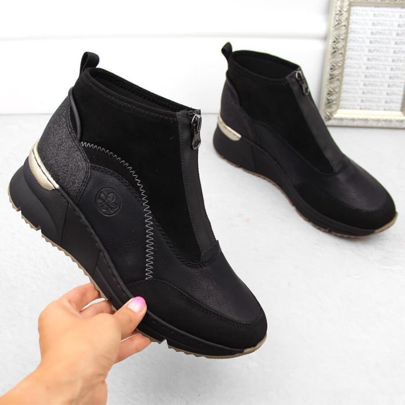 Rieker W N6361-00 RKR704 wedge ankle boots Footwear/Lifestyle/Rieker Your Sports Performance