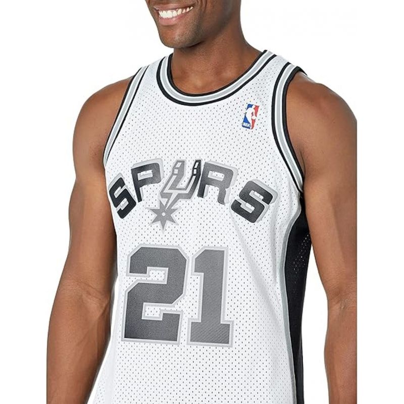 Mitchell & Ness Men's San Antonio Spurs NBA Swingman Jersey Duncan SMJYCP19247-SASWHIT98TDU In preparation Your Sports Performance