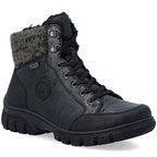 Rieker Z7230-00 Waterproof Leather Women's Boots Black