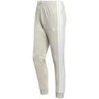 Men's adidas 3-Stripes Tricot Regular Tapered Pants Beige JY7721