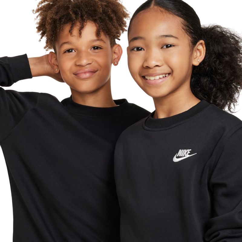 Nike Sportswear Club Fleece Kids' Sweatshirt Black FD3006 010
