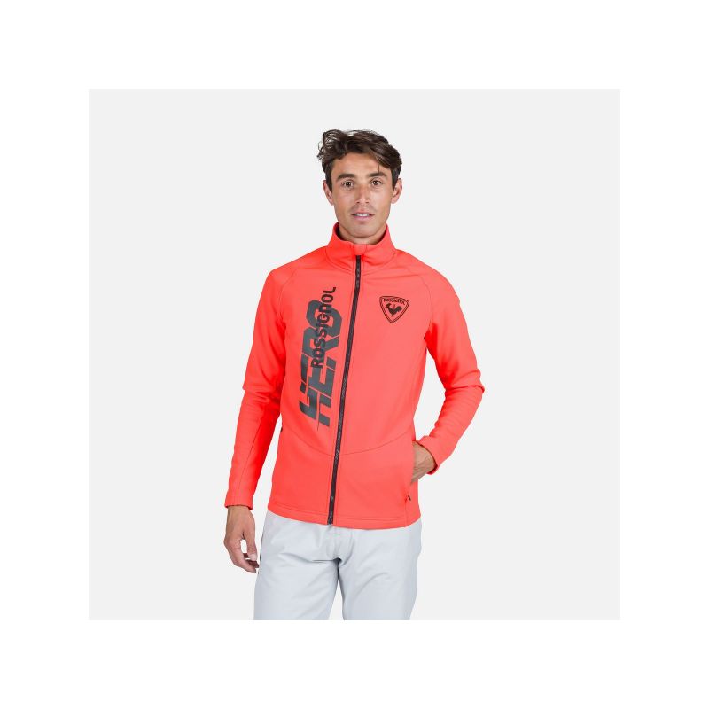 Rossignol New Hero Classique Clim Sweatshirt Red Import z PMSport Your Sports Performance