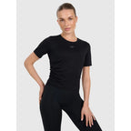Women's quick-drying yoga and pilates top 4F 4FWAW25TFTSF1524-20S 4f