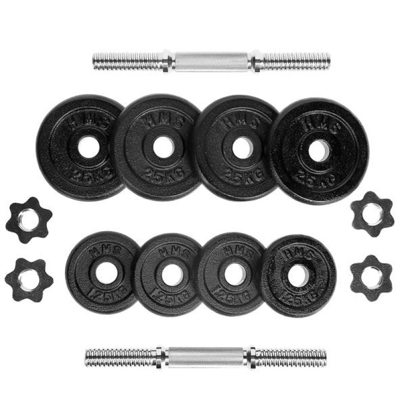 Dumbbells in a case HMS ST20 2 x 10kg 17-59-101 Accessories/Training equipment Your Sports Performance