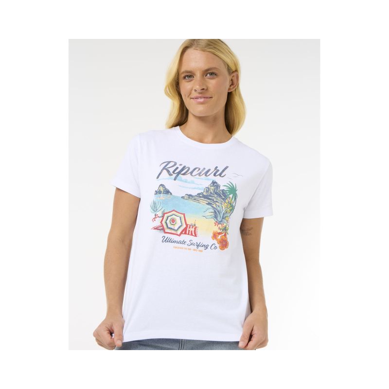 RIP CURL Crystal Standard Tee White