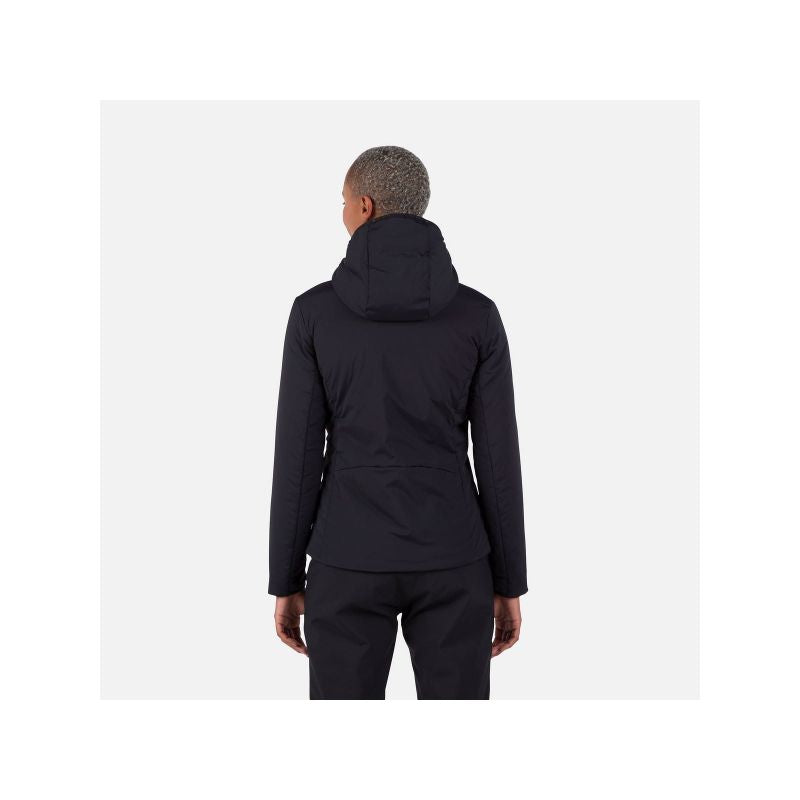 Rossignol W Opside Hoodie In Heavy Insulation Jacket Black Rossignol