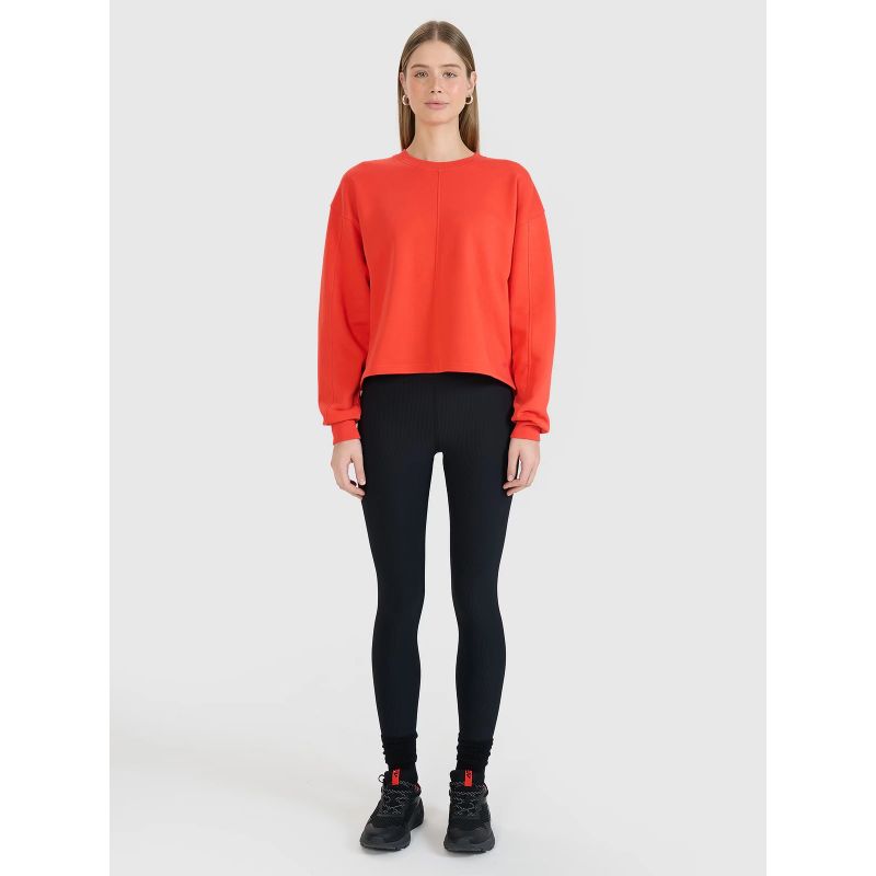 Oversized sweatshirt without a hood, unzipped, women's 4F 4FWSS25TSWSF1543-62S *Kategoria tymczasowa Your Sports Performance