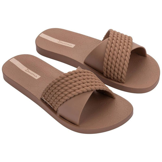 Ipanema women's flip-flops Street II fashionable comfortable brown slippers Ipanema