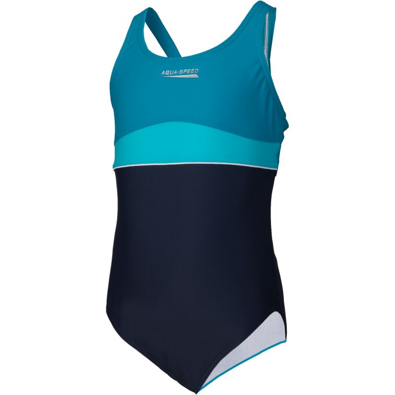 Aqua-Speed EMILY Junior swimsuit navy blue and blue Clothing/Swimming/Aqua-Speed Your Sports Performance