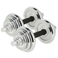 Dumbbells in a case HMS STC21 2 x 10 kg chrome In preparation Your Sports Performance