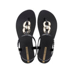 Ipanema Sandal Class women's fashionable black and gold flip-flops In preparation Your Sports Performance