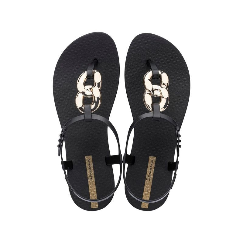 Ipanema Sandal Class women's fashionable black and gold flip-flops In preparation Your Sports Performance