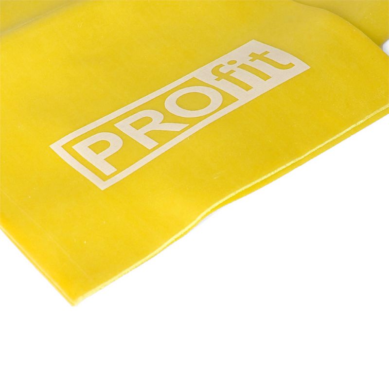 Fitness rubber PROFIT LONG LIGHT 200x15x0,35cm yellow DK 2227 Accessories/Training equipment Your Sports Performance
