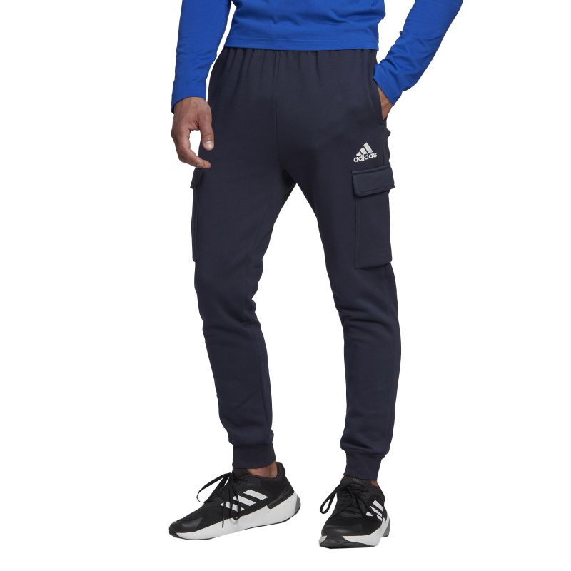 adidas Essentials Fleece Regular Tapered Cargo M HL2232 pants Clothing/Lifestyle/Trousers, shorts Adidas