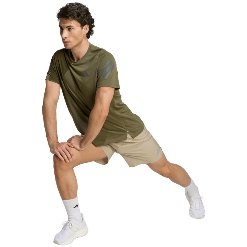 Men's adidas Adi 365 Running Essentials beige shorts JZ7770