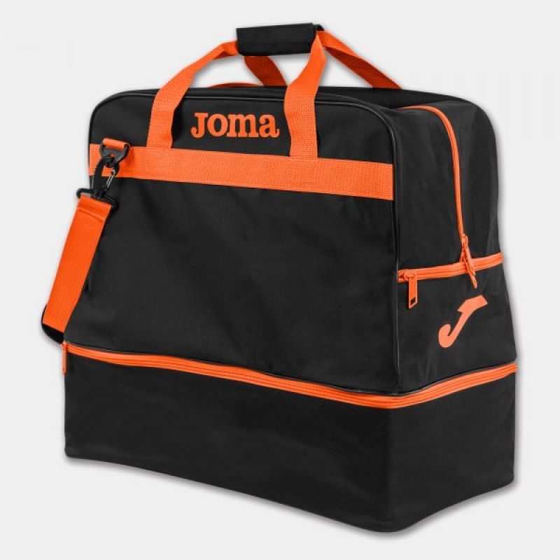 BAG TRAINING III BLACK-ORANGE -LARGE- Accessories/Bags/Joma/With a double bottom Your Sports Performance