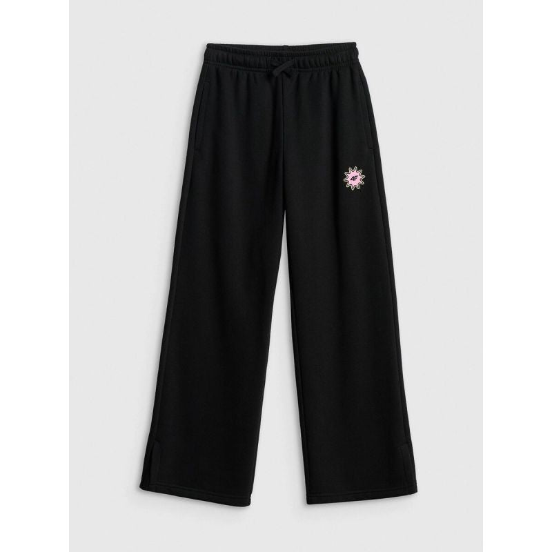 Girls' wide-leg sweatpants 4F 4FJRSS26TTROF1870-20S 4f