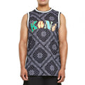 Karl Kani Woven Signature Paisley Basketball Tank M 6031440 Clothing/Lifestyle/T-shirts/Karl Kani Your Sports Performance