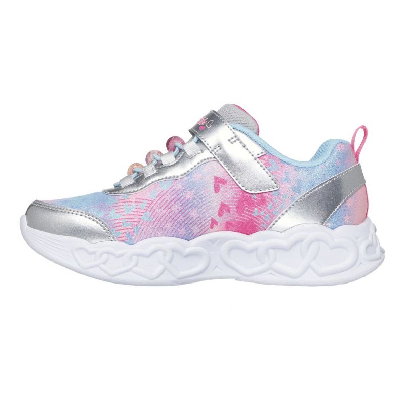 Skechers S-Lights Infinite Heart Lights-Heart Jewels 303261L-SMLT Silver/Multi To be categorized Your Sports Performance