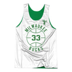 Men's Mitchell & Ness Reversible Tank Milwaukee Bucks Kareem Abdul-Jabbar Mitchell & Ness
