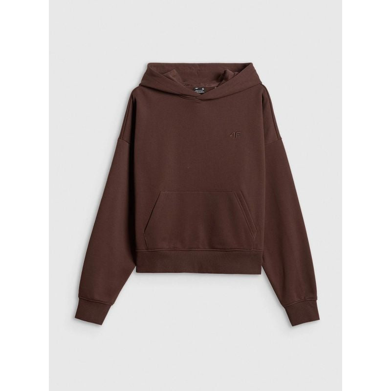 Women's regular hooded sweatshirt 4F 4FRSS26TSWSF2926-80S