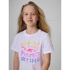 Girls' cotton T-shirt 4F 4FJRSS26TTSHF3913-10S