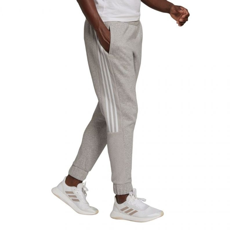 Adidas Essentials Colorblock Block Cut 3-Stripes Regular Tapered Pants W HB2768 Clothing/Lifestyle/Trousers, shorts Adidas