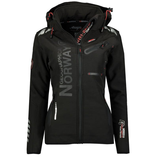 Lady Softshell Geographical Norway REINE BLACK-BLACK LADY 2601 DBC Black / Black (WW7043F/GN Black / Black)/wu8088 Geographical Norway