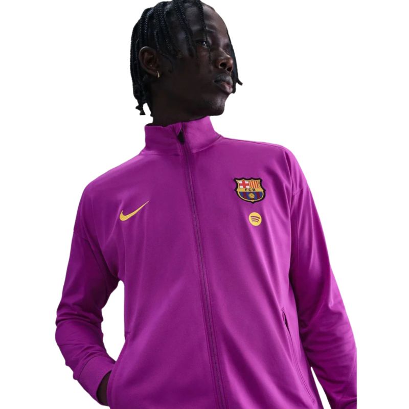 Nike FC Barcelona Strike Men's Tracksuit Purple and Navy Blue HJ6974 552