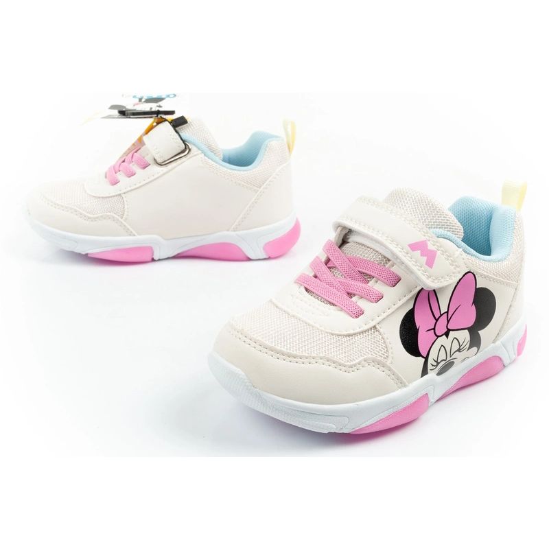 Leomil children's sports shoes sneakers Minnie Mouse with Velcro LED Leomil