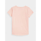 100% cotton plain girls' T-shirt 4F Junior *Kategoria tymczasowa Your Sports Performance