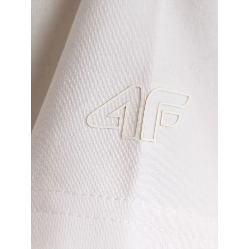Women's slim plain T-shirt 4F 4FRMM00TTSHF3619-10S