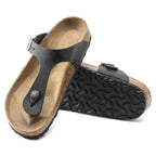 Birkenstock Gizeh NU Oiled Black Regular Women's/Men's Flip-Flops Oiled Leather for Wide Feet (0845251) Footwear/Lifestyle/Birkenstock/Japonki Birkenstock