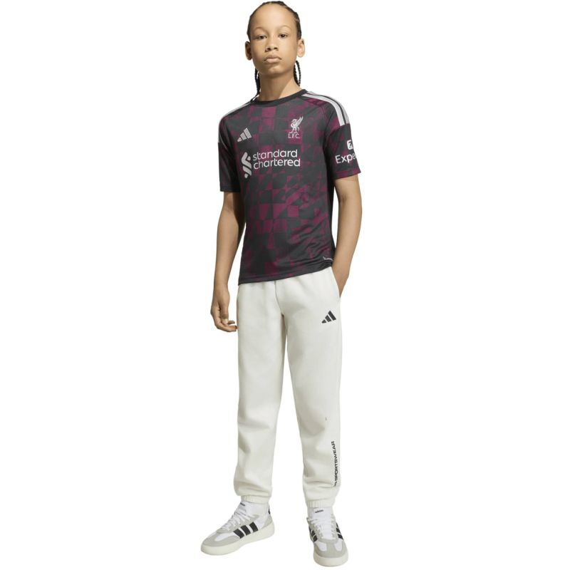 adidas Liverpool FC 26/27 Third Jersey Kids' Shirt Black and Pink KB8284
