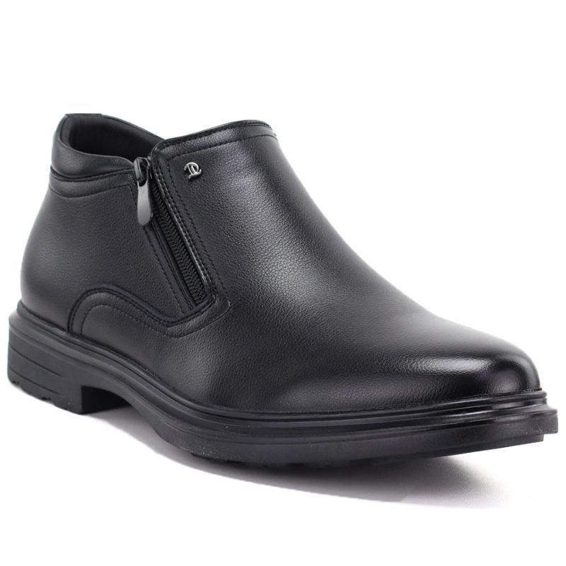 Men’s Black Zip-Up Ankle Boots McKeylor 85229