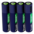 Trust AAA Batteries USB-C RECHARGEABLE BATTERIES 4P Baterie, akumulatorki i ładowarki/Baterie Your Sports Performance