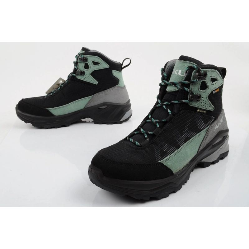 Aku women's trekking sports shoes Adapta Gore-tex leather black green To be categorized Your Sports Performance