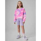 Girls' loose sweatshirt without hood 4F 4FJRSS26TSWSF2935-90A