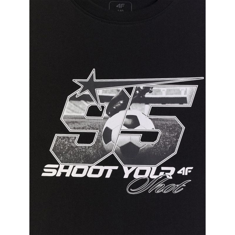 Boys’ Regular Fit Printed T-Shirt 4F 4FJRAW26TTSHM4342-20S