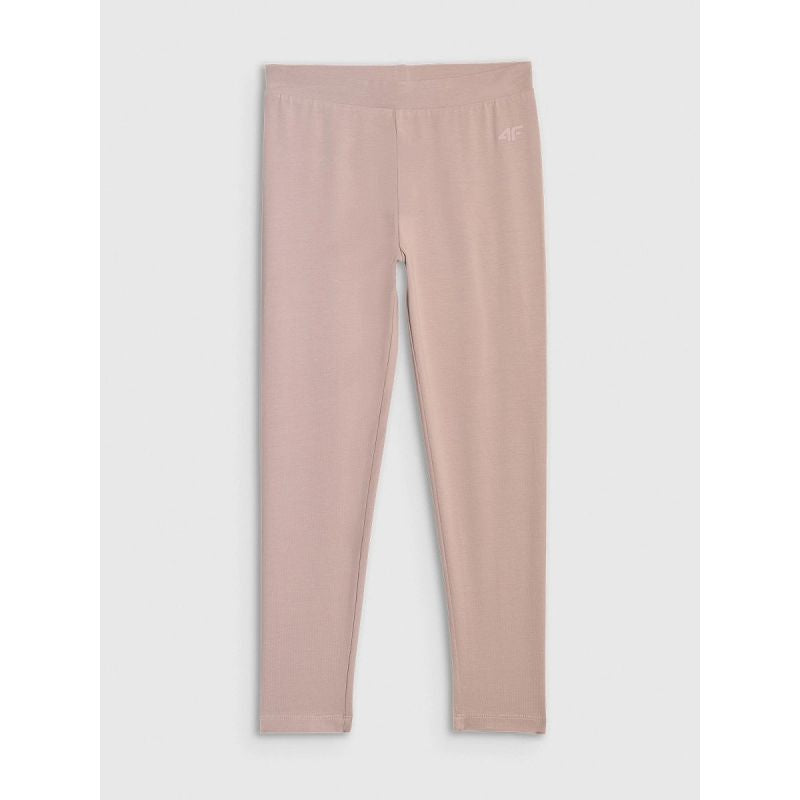 Girls' knitted leggings 4F 4FJRAW25TTIGF291-83S *Kategoria tymczasowa Your Sports Performance