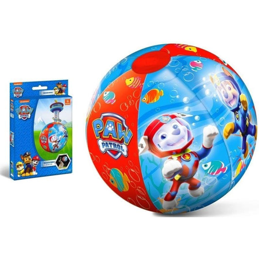 Large inflatable beach ball with Paw Patrol MONDO motif Junior/Akcesoria/Akcesoria basenowe Your Sports Performance