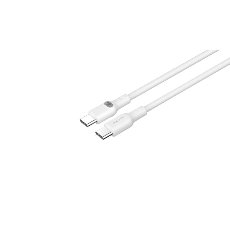 Havit Type C-Type C Cable CB6280 (white; 100cm) In preparation Your Sports Performance