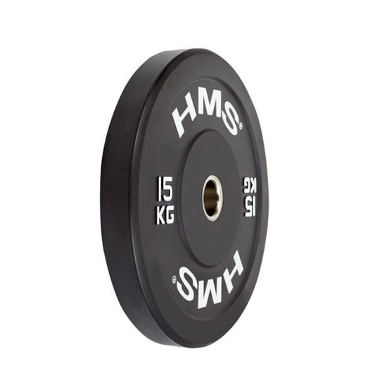 HMS BLACK BUMPER Olympic plate 15 kg BBR15 Accessories/Training equipment Your Sports Performance