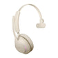 Jabra Evolve2 65 MS Mono Link380a Wireless Over-Ear Headphones, Beige In preparation Your Sports Performance