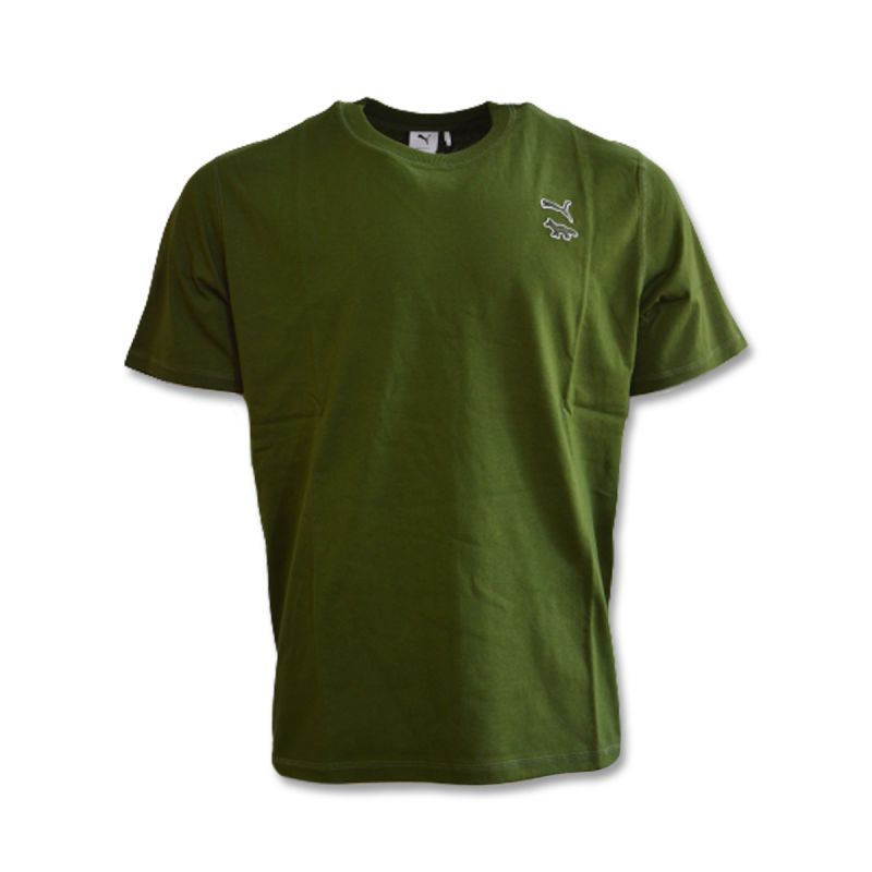 MAISON KITSUNE X PUMA T-shirt Rifle Green - 532327-94 Odzież/Odzież na co dzień Your Sports Performance