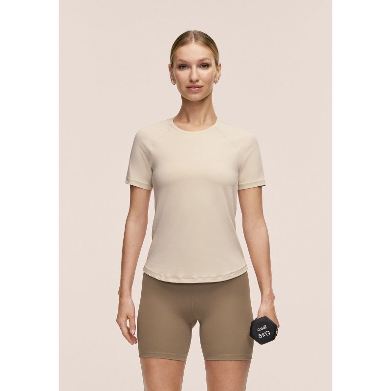 CASALL Essential Tee women's T-shirt, beige