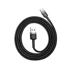 BASEUS USB CABLE TO USB-C CAFULE 3A 1M GREY-BLACK In preparation Your Sports Performance