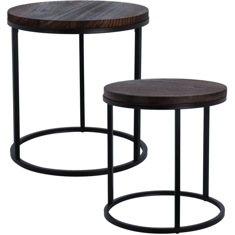 2-IN-1 COFFEE TABLE SET, WOODEN TABLETOP 38/43CM Home and Garden/Equipment Your Sports Performance