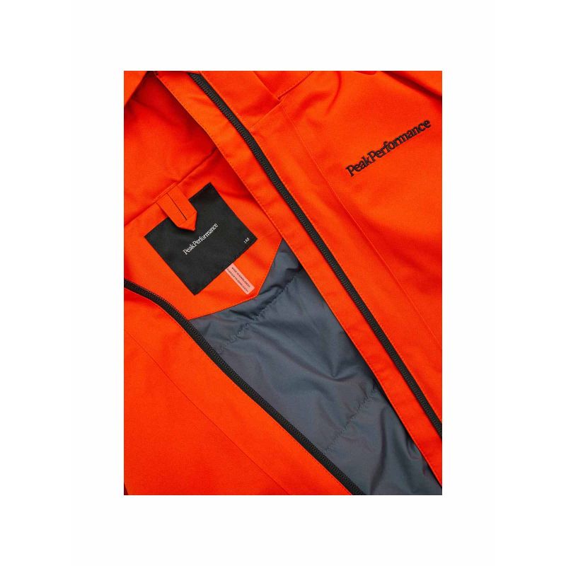 PEAK PERFORMANCE JR Maroon Insulated Jacket red